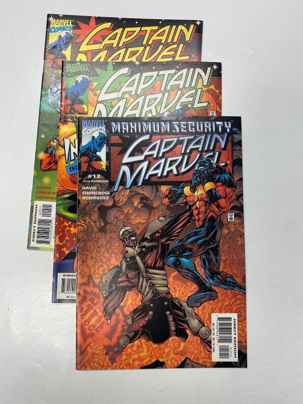 3 Captain Marvel MARVEL comic books #9 10 12 75 KM7
