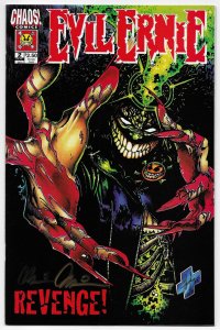 Evil Ernie Revenge #2 Signed by Pulido (Chaos, 1994) NM