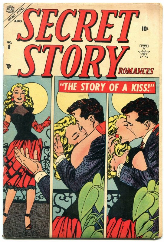 Secret Story Romances #8 1954- Vince Colletta- Atlas Golden Age FAIR