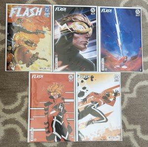 Absolute Flash #2 Jeff Lemire Robles Crain Ward Corona Spokes NM Lot