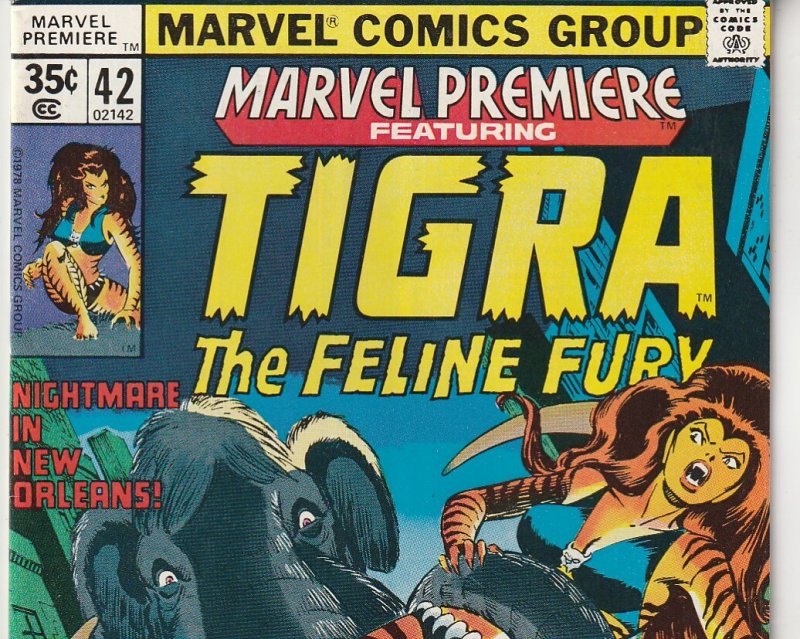 Marvel Premiere # 41  Tigra The Were Woman