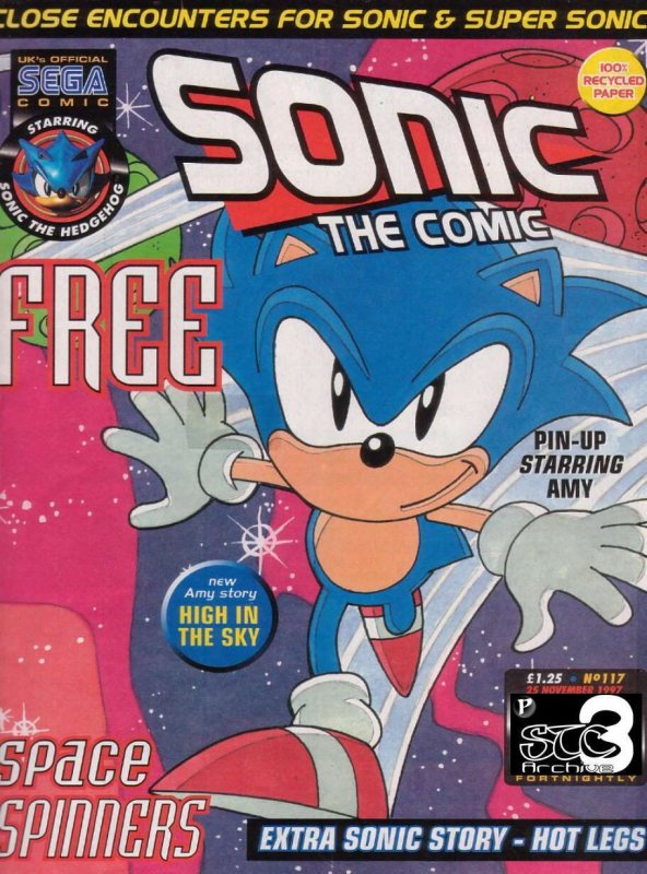 Sonic The Comic - Graphic Novel Amy and Tekno - Read Comic Online