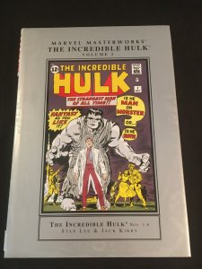 MARVEL MASTERWORKS: THE INCREDIBLE HULK Vol. 1 Hardcover, First Printing