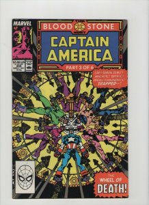 Captain America #359 - 1st App Crossbones - 1989 (Grade 8.5) WH