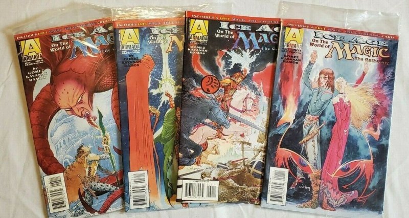 MAGIC THE GATHERING: Ice Age #1,#2,#3,#4 LOT of all 4 comics NM/Mint  