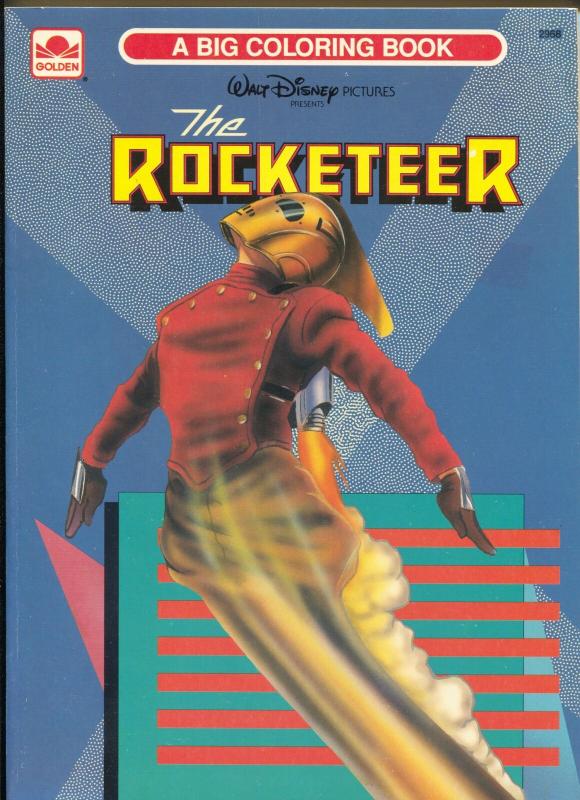 Rocketeer Color Activity Book #2968 1980's-Gordon-Dave Stevens-VF