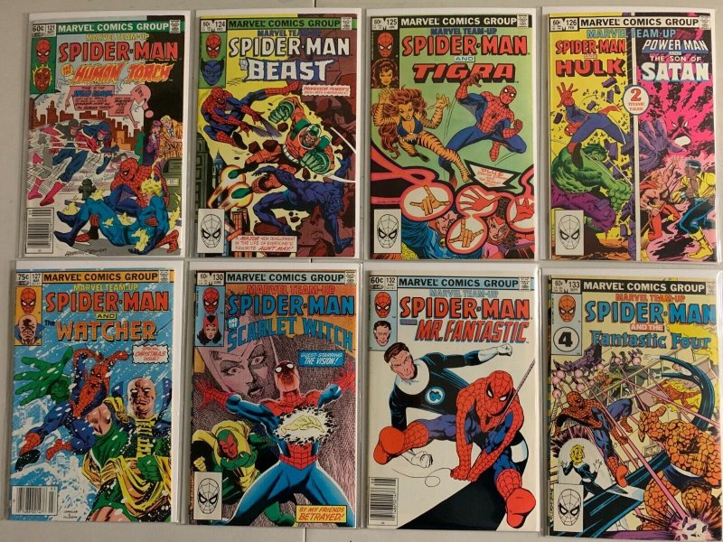 Marvel Team-Up comics lot #111-149 + 3 annual + bonus 35 diff avg 6.0 (1981-85)