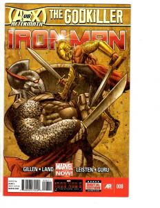 8 Iron Man Marvel Comic Books # 1 2 6 8 10 12 13 23 Mandarin Gillen Land MS10