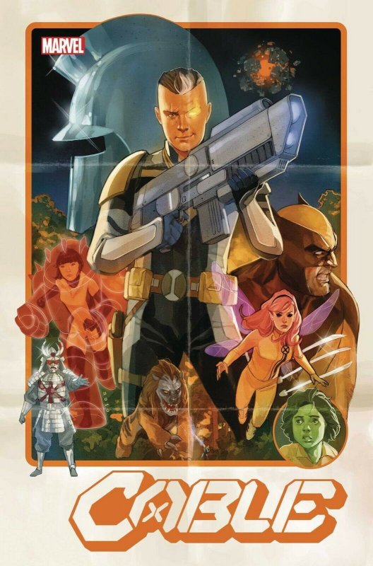 Cable #1 24 x 36 Poster by Phil Noto NEW ROLLED 2020 Wolverine Marvel Comics 