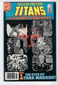 ?New Teen Titans #42 (1984) Judas Contract Pt 1 PEREZ  First Jericho Mid Grade