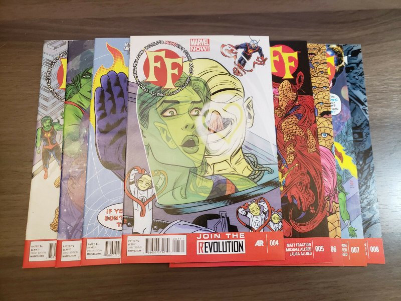 FF (Marvel 2012) #1,2,3,4,5,6,7,8 | Matt Fraction Mike + Lee Allred Karl Kesel 