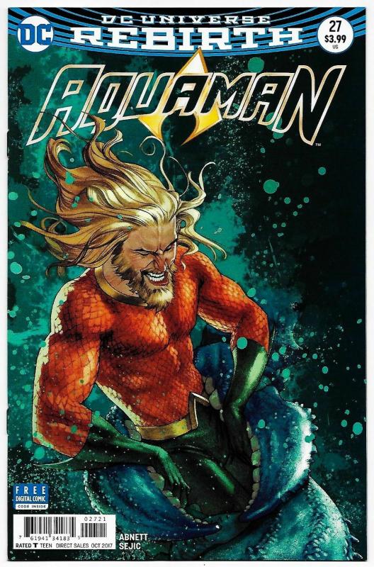 Aquaman #27 Rebirth Variant Cvr (DC, 2017) NM