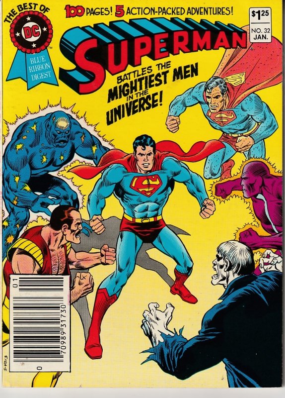 Best of DC # 32 – Superman vs the Mightiest Men in The Universe