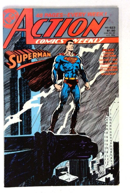 Action Comics #623 Green Lantern Secret Six Phantom Stranger DC (1988) FN