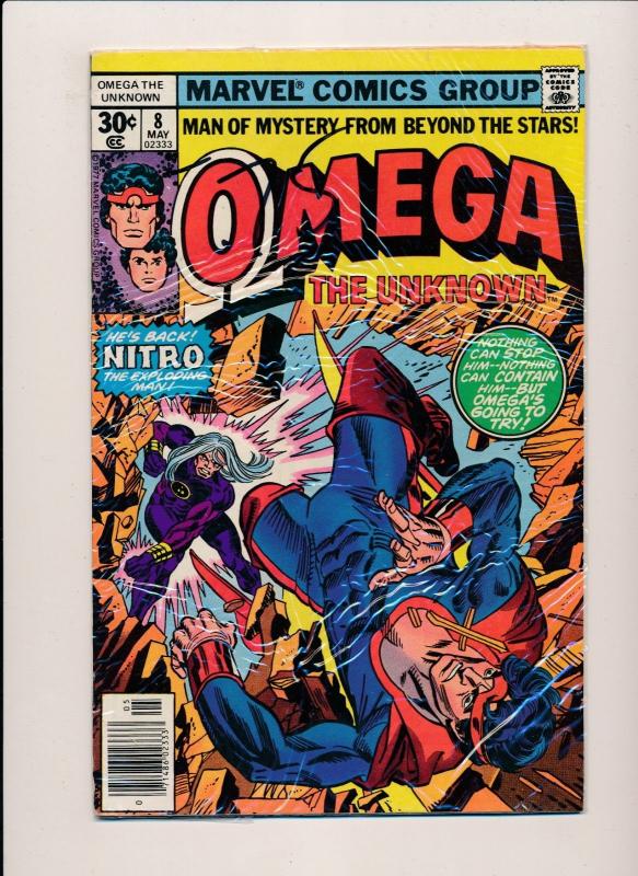 Marvel Comics Lot of 5 OMEGA the Unknown #1,#2, #4,#5, #8 VERY GOOD/FINE  (PF94)