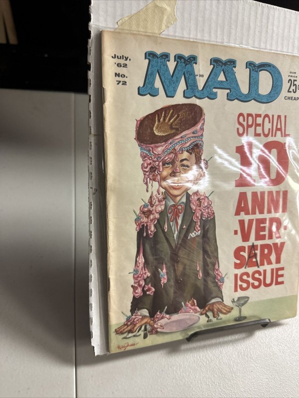 Mad Magazine No. 72 July 1962 Special 10th Anniversary Edition