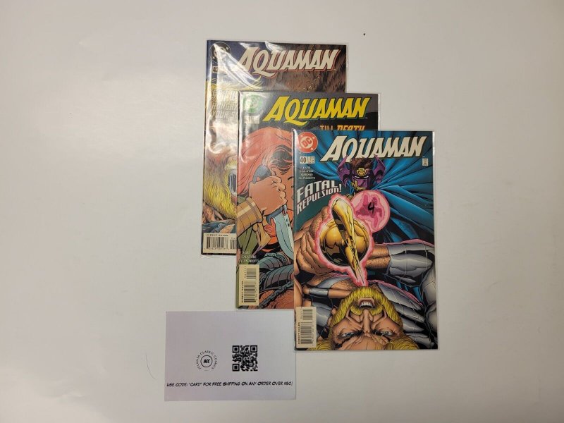 3 Aquaman DC Comic Books #40 41 42 75 TJ17