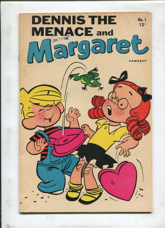Dennis The Menace & Margaret #1 ~ Happy Birthday Margaret! ~ (Grade 7.0)WH