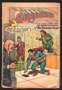 Supeman #88 1954-DC-1st super Villain team-up.-Luthor-Prankster-Toyman.-3/4 c...