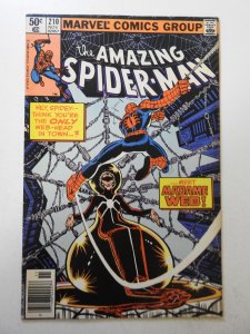 The Amazing Spider-Man #210 (1980) FN Condition! 1st Appearance of Madame Web!