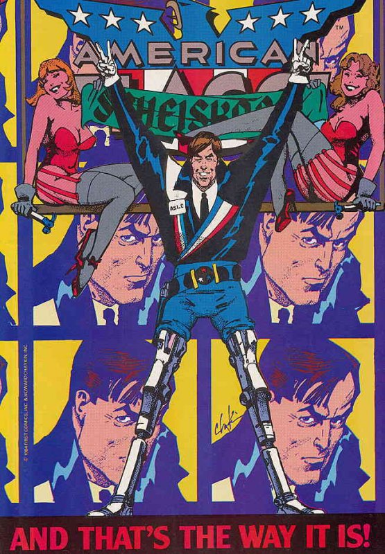 American Flagg #10 FN ; First | Howard Chaykin