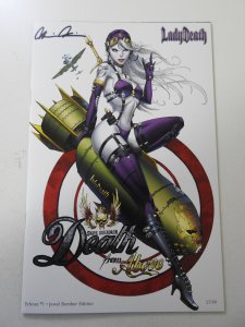 Lady Death Echoes #1 Jewel Bomber Edition NM Condition! Signed W/ COA!
