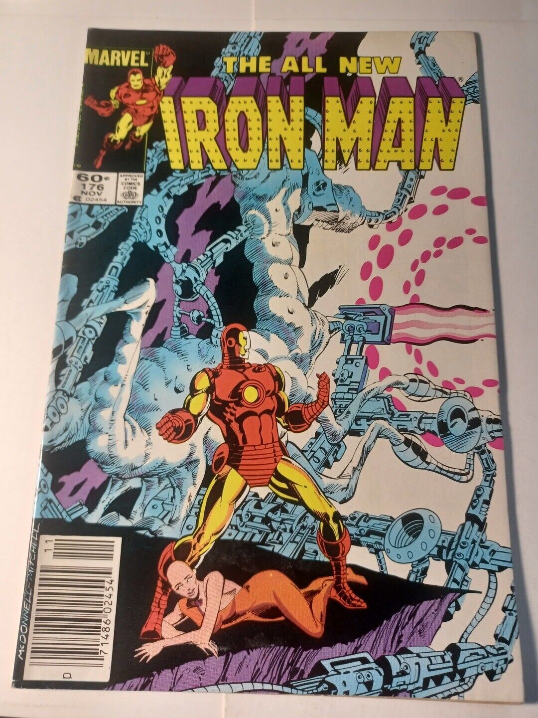 Iron Man #176 FN/VF Newsstand Marvel Comics c265 | Comic Books