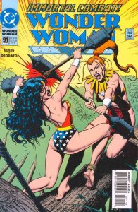 Wonder Woman (2nd Series) #91 VG ; DC | low grade comic William Messner-Loebs Br