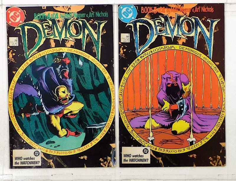 The Demon Lot of 2 #2, 3 (1987) DC Comics 1st Print Comic Books