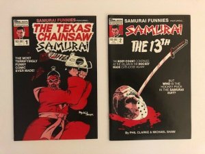 SET!! -Solson -THE TEXAS CHAINSAW SAMURAI #1 & SAMURAI THE 13TH #2 VF/NM  (A84)