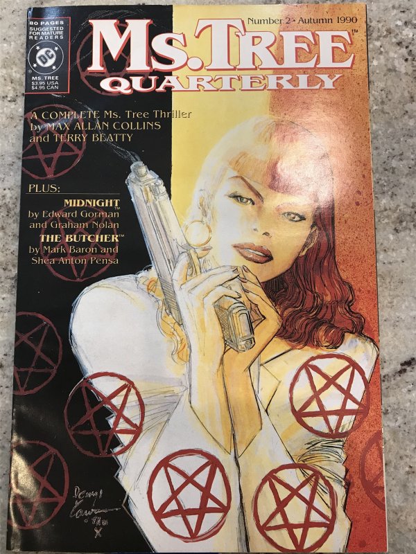 Ms. Tree Quarterly #2  VF  1990  Denys Cowan Cover