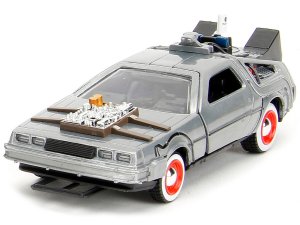 Back to the Future Delorean Set of 3 pieces Hollywood Rides