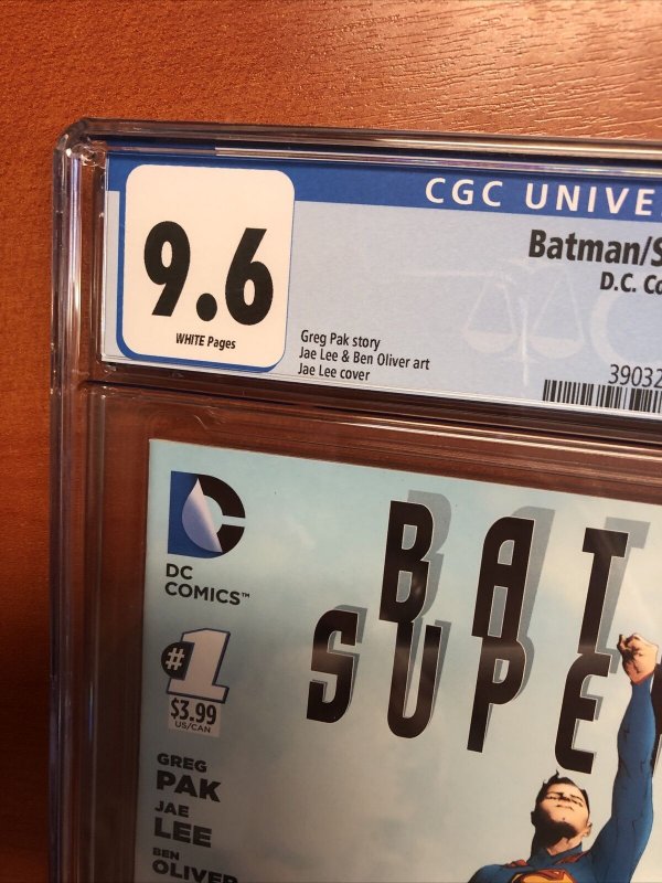 Batman/Superman #1 (2013) (CGC 9.6 WP) Newsstand Ed