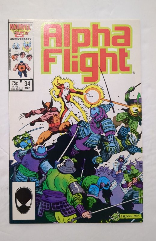 Alpha Flight #34 (1986) NM- 9.2