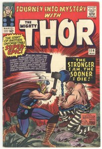 Journey into Mystery #114 (1965) Thor, 1st appearance Absorbing Man!