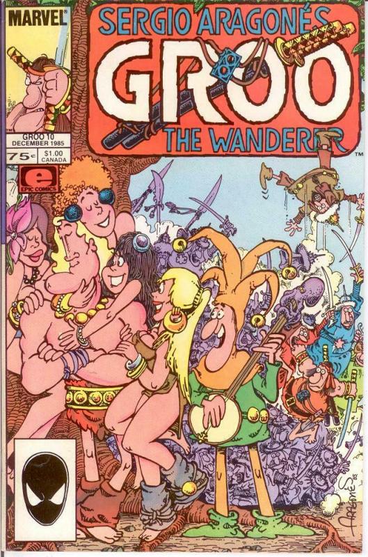 GROO 10 VF-NM Dec. 1985 SERGIO ARAGONES COMICS BOOK
