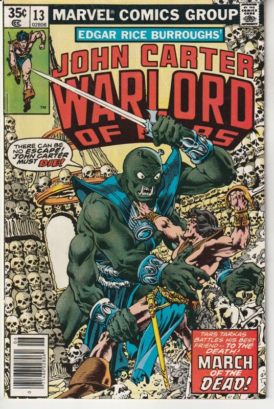 John Carter Warlord of Mars #13 (1978)