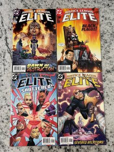 4 Justice League Elite DC Comic Books # 8 9 10 11 Batman Flash Superman 23 J855
