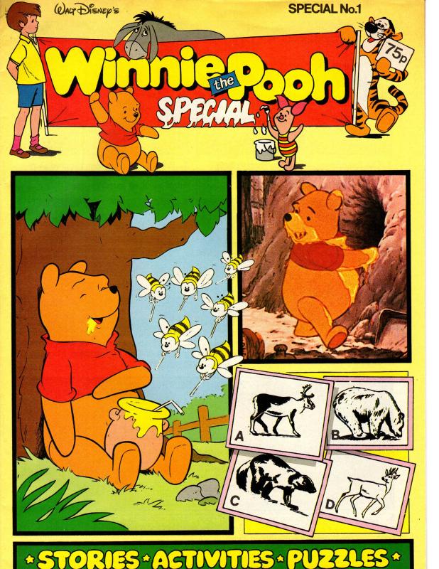 Winnie the Pooh Special #1 (Disney 1987) Stories Activities Puzzles Comics! Fun!