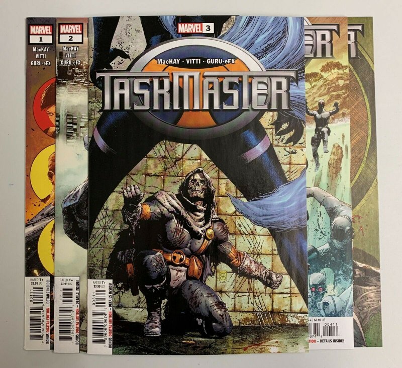 Taskmaster #1-5 (Marvel 2020) Jed MacKay (9.2+) 1st Taeguki/ Korean Taskmaster 