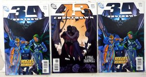 Countdown Lot of 3 #34 x2, 43 (2007) DC Comics Lex Luthor 1st Print Comic Books