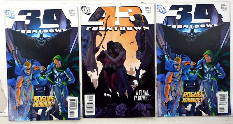 Countdown Lot of 3 #34 x2, 43 (2007) DC Comics Lex Luthor 1st Print Comic Books
