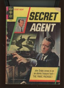 (1966) Secret Agent #1: SILVER AGE! PHOTO COVER! (1.8/2.0)