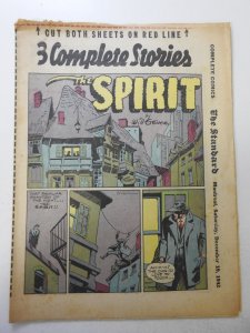 The Spirit #134 (1942) Newsprint Comic Insert Rare!