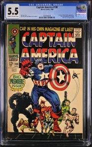 Captain America, Vol. 1 #100 CGC 5.5 CREAM TO OFF-WHITE