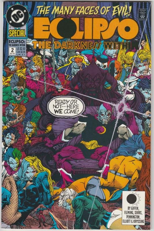 2 Eclipso: The Darkness Within DC Comic Books # 1 2 Joker Deathstroke Atom TW43