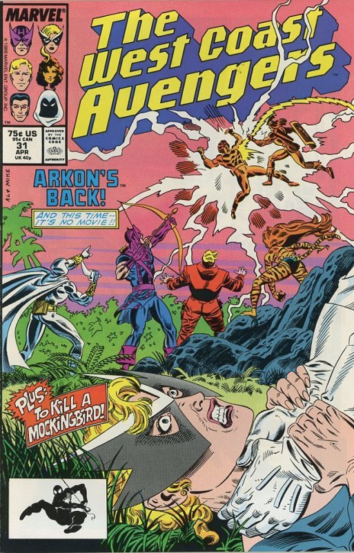 West Coast Avengers #31 1988  9.0 (our highest grade)