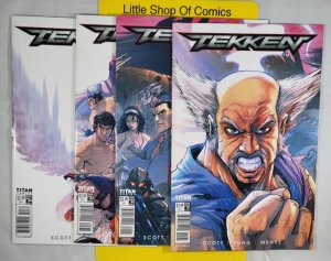 Tekken #1 2 3 4 1-4 Complete Set Andie Tong Variant 2017 Titan Comics Blood Feud