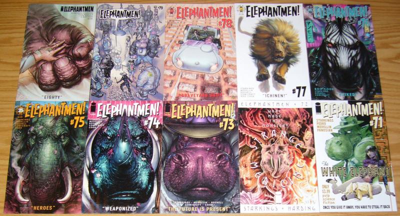 Elephantmen #1-80 VF/NM complete series + (5) more  j. scott campbell/ladronn 18