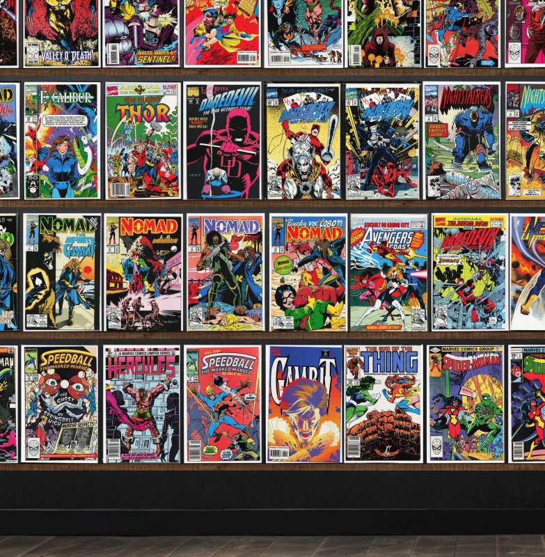 Huge Lot 150+ Comics with The Thing, Silver Surfer, Wolverine, Nomad & More!